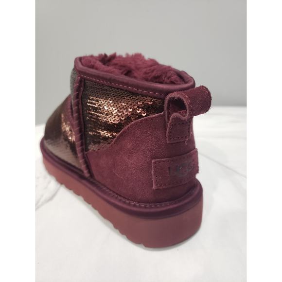 NEW NO BOX UGG‎ Women's Size 6 CLASSIC ULTRA MINI MIRROR BALL 1151616 Wild Grape - Picture 3 of 7